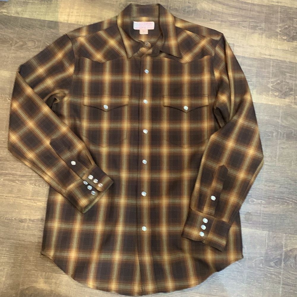 NWOT!! RARE Vintage FILSON Virgin Wool Plaid Shirt - sz M